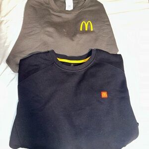McDonald's Kids Sweatshirts - Gray and Black with Yellow Logo